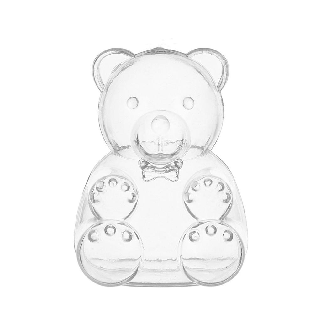 Bear Shaped Candy Box Gift Container For Baby Full Month Celebration Wedding Candy Packaging Decorative Snack Box