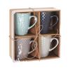 Zestaw Kubków Ceramicznych 4 Szt 200 Ml