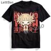 Japanese Anime My Hero Academia T Shirt Men Kawaii Summer Tops Graphic Tees Cool