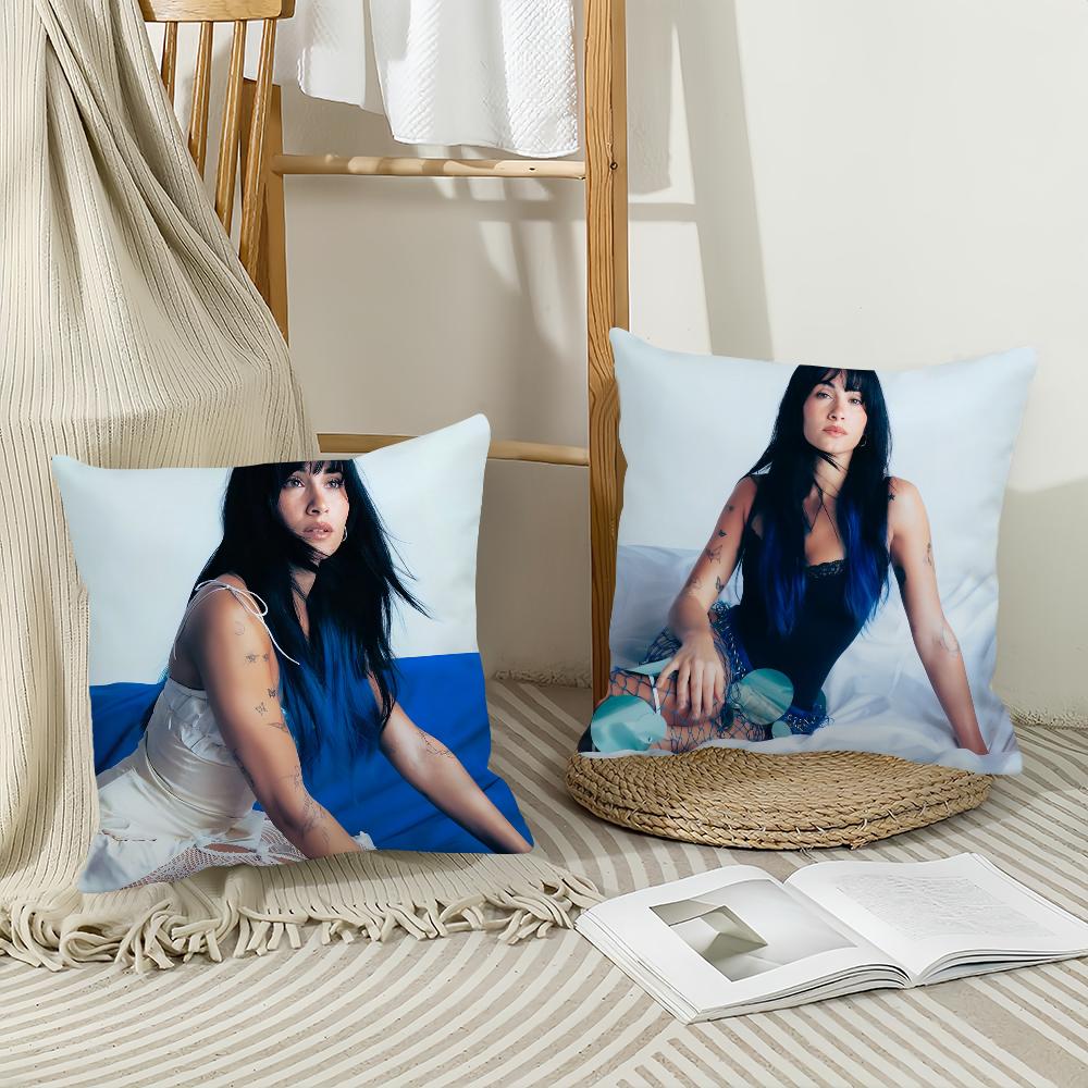 Singer A-Aitana O-Oca-Na Cuarto Azul Pillow Case Home Decoration Cushion Cover Suitable For Bedroom Car Office Sofa