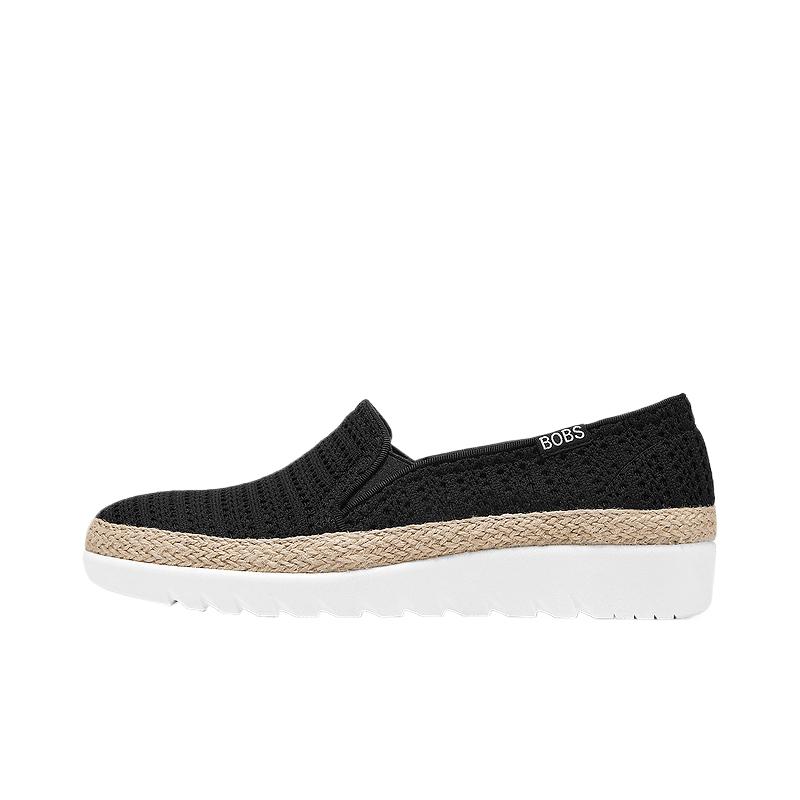 Skechers Bobs Comfortable Versatile Fashion Casual Shoes Low Top Women sneaker Black 114525-BLK 36