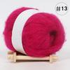 5Pcs Baby Mohair, Hand-woven DIY Sweater Scarf Thread Baby Thread Fine Wool