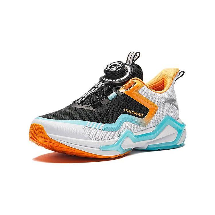 Anta Kids Bow Speed Non-Slip Shock Absorbing Wear-Resistant Mid-Top Running Shoes Kids running shoes Competition-Blue 312345505H-2