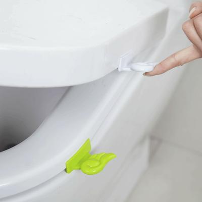 2 STUKS Draagbare Wc-handgreep Cover Apparaat Engelenvleugels Vorm Wc-handgreep Handvat Ontdek apparaat