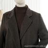 New Suit Collar Wool Double-sided Woolen Coat Women's Double-breasted Knee-length Thin Wool Coat Jacket