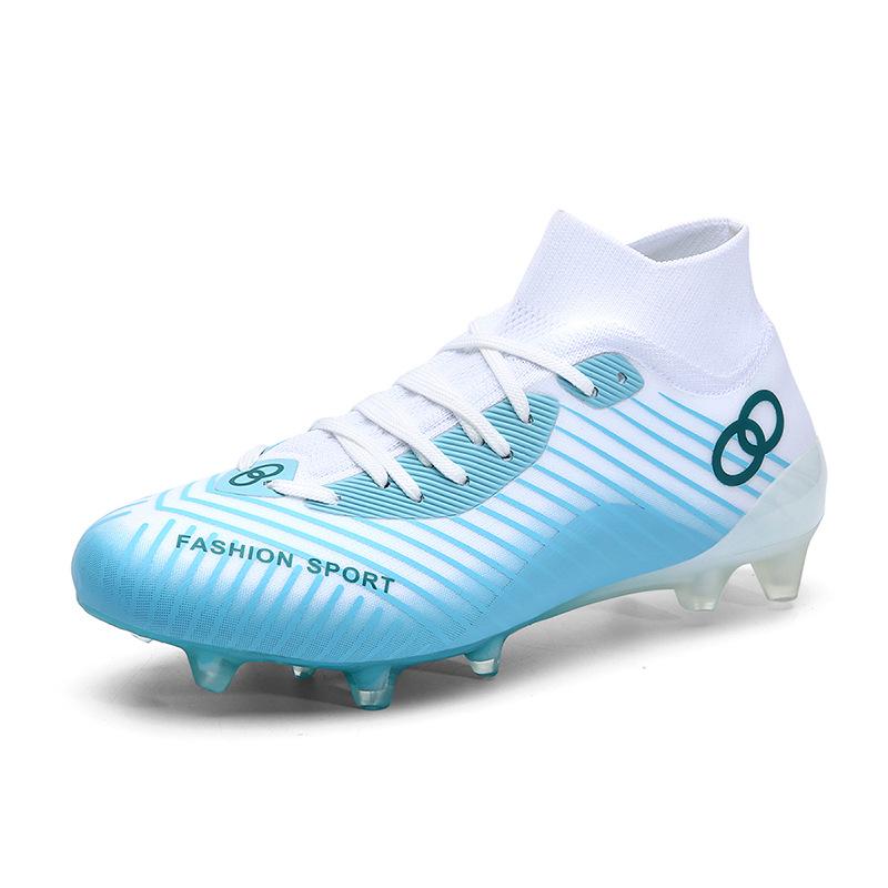 Unisex AG Long Spike Turf Soccer Cleats for Youth - Professional Outdoor Sports & Training Shoes