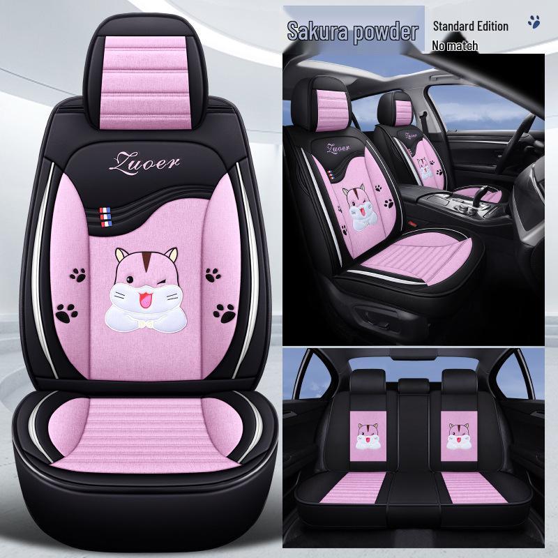 2020 Cartoon Buckwheat Car Seat Cushion - Full Cover, All-Season