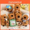 Capybara Cartoon Keychain Plush Dolls Pendant Childrens Toys Birthday Gifts