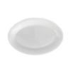 Pure White Ceramic Oval Fish Plate - 14/16/18 Inch - Ideal for Steamed Fish, Vegetables - Perfect for Home, Hotel, or Restaurant Use