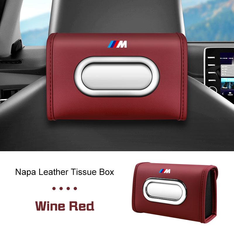 

Premium Leather Car Tissue Box For BMW X1X3X4 X5 X6 X7 Series 1 2 3 5 7 F15 F16 F40 IX3 G20 G30 Z3 Z4 M5 Napkin Case Kleenex Bag