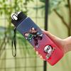 800ML Demon Slayer Sports Water Bottle Kamado Tokitou Anime Characters Water Cup Large Capacity Leak Proof Sports Fitness Jugs
