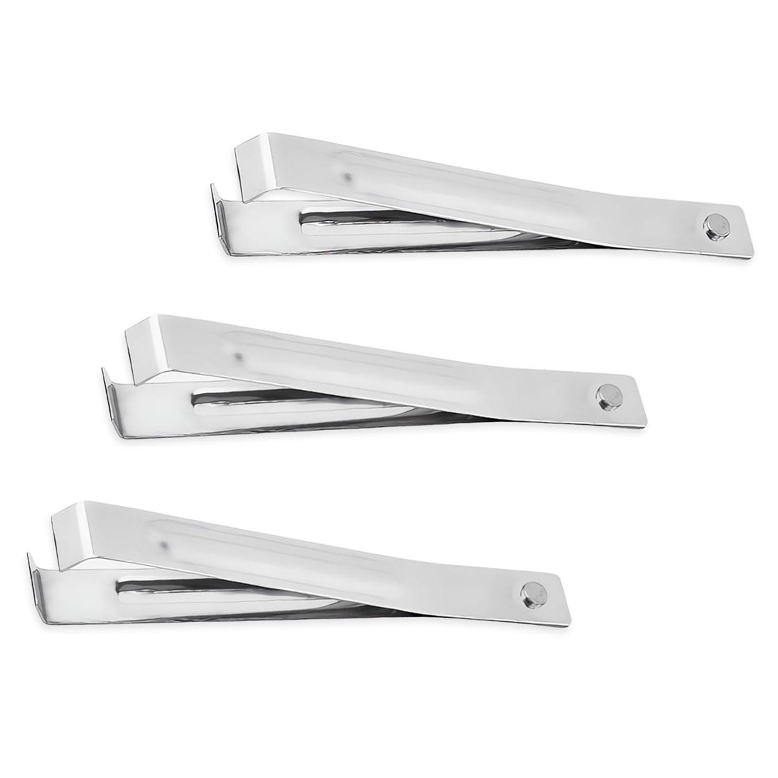 

3 шт. Нержавеющая сталь Чеснокочистка Быстрое очищение чеснока Зажим для выщипывания свиной шерсти Ручные пинцеты Гаджеты Кухонные принадлежности