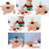 Wooden Space Balance Stacking Game For Kids Educational Toy With Recognitions