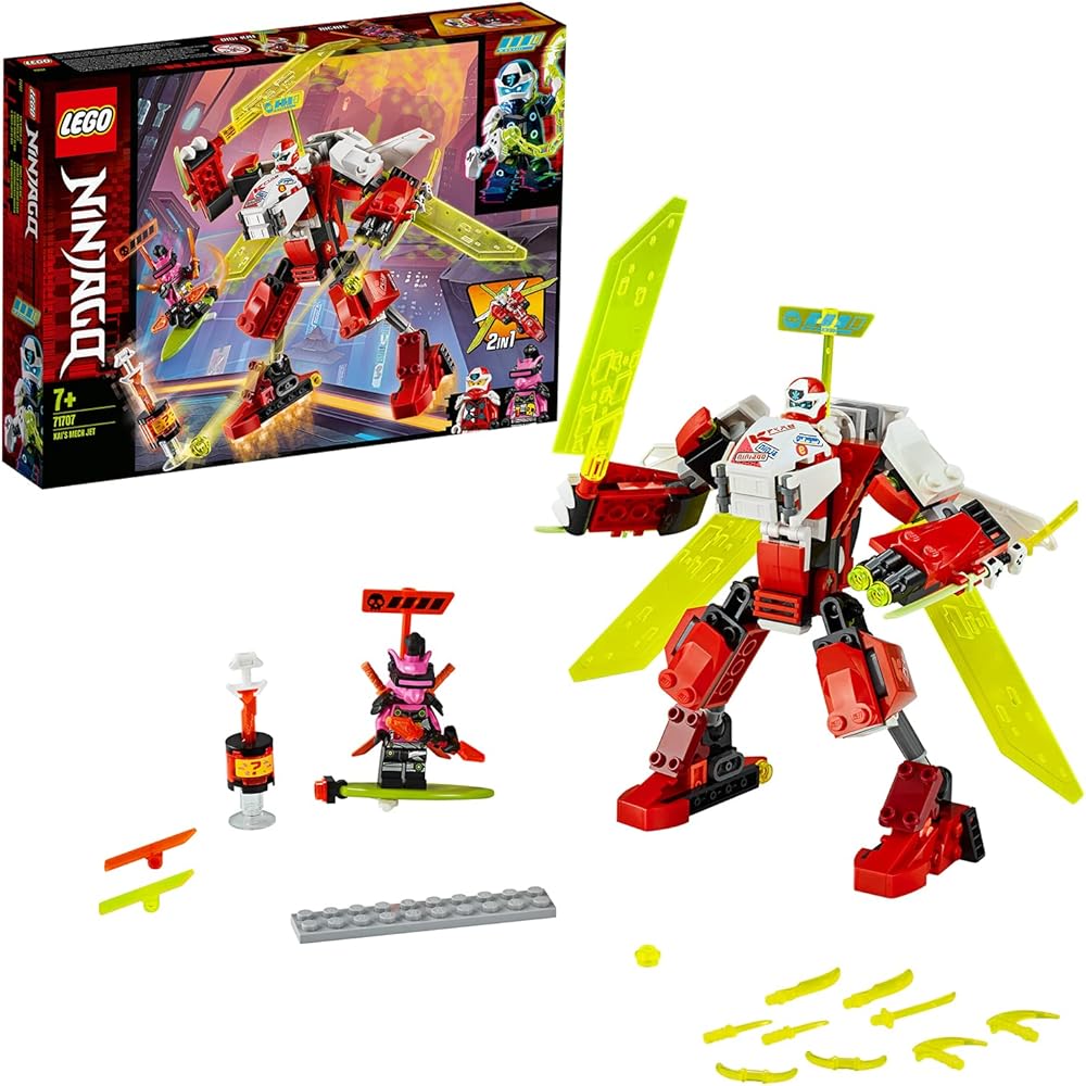LEGO Ninjago Kai s Transmecajet Building Set 71707 with Action Figures and Accessories