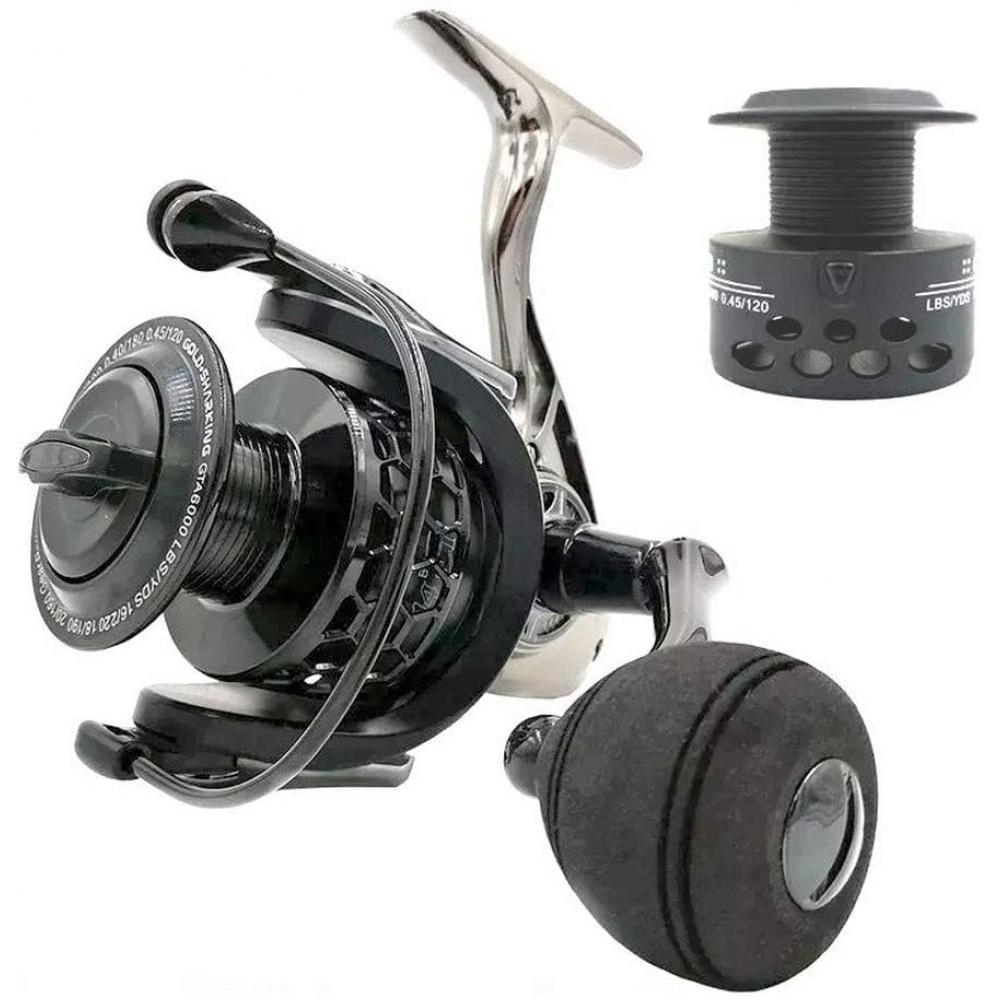 

Z Cnc 14+1bb [jiginger 3000 Spinning Reel] Lightweight Aluminum Spool With Spare Spool Compatible With Salt
