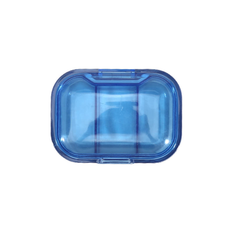 Portable Medication Dispenser Box for Three Daily Doses of Pills and Tablets Waterproof Medicine Case Pill Box