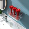 Plastic Wall Mount Organizer Rack Shelf Container Bin Storage Box Holder Basket Hanging Walls/Doors Free Punch for Kitchen, Bathroom, Cabinet,