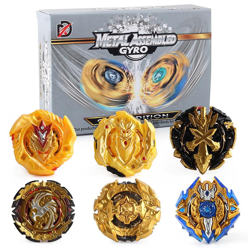 Edition Special Alloy Spinning Top Set With Six Incredible Tops And Dual Launchers