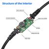 3710-03 30cm Type-C 5V To 12V Car Cigarette Lighter Socket Boost Power Adapter Cable