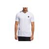 Adidas Comfortable Breathable Fashion Round Neck Short Sleeve T-Shirt Men Tops White FK1099