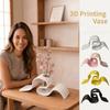 Elegant 3D Printing Vase INS Plant Container Gift Wave Shape Flower Holder  Restaurant Centerpiece