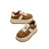 Cm Height Increase Thick Sole Small Women's Shoes Genuine Leather Women's Retro Board Shoes Casual Sports Shoes Muffin Shoes