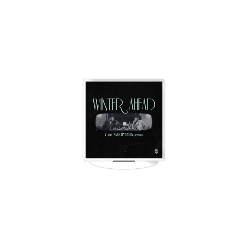 Capa de Álbum Kpop Mini Suporte Acrílico 3cm, Exibição de Figura de Álbum Solo e BTS, Decoração de Mesa para Fãs ARMY Kpop