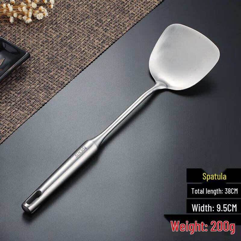 Miaoqiao 304 Stainless Steel Wok Spatula & Soup Ladle Set