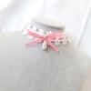 Bowknot Lace Collar Maid Choker Lace Alloy Material Perfect Gift for Cosplayer