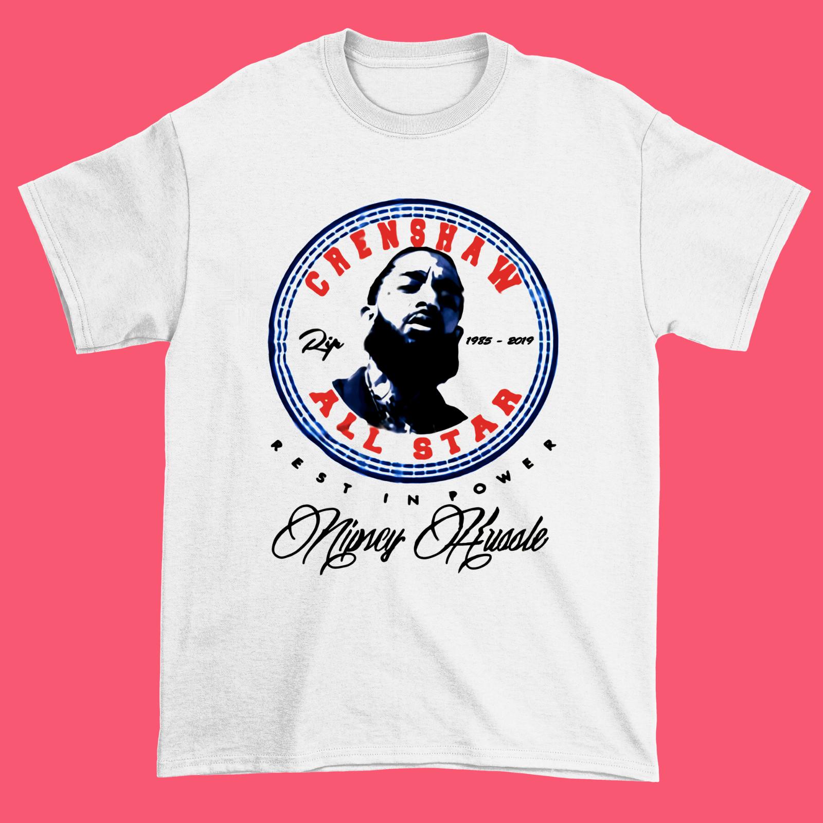 

Nipsey Hussle T-Shirt West Coast Crenshaw Urban Legend S-4XL White MM1415 S разноцветный