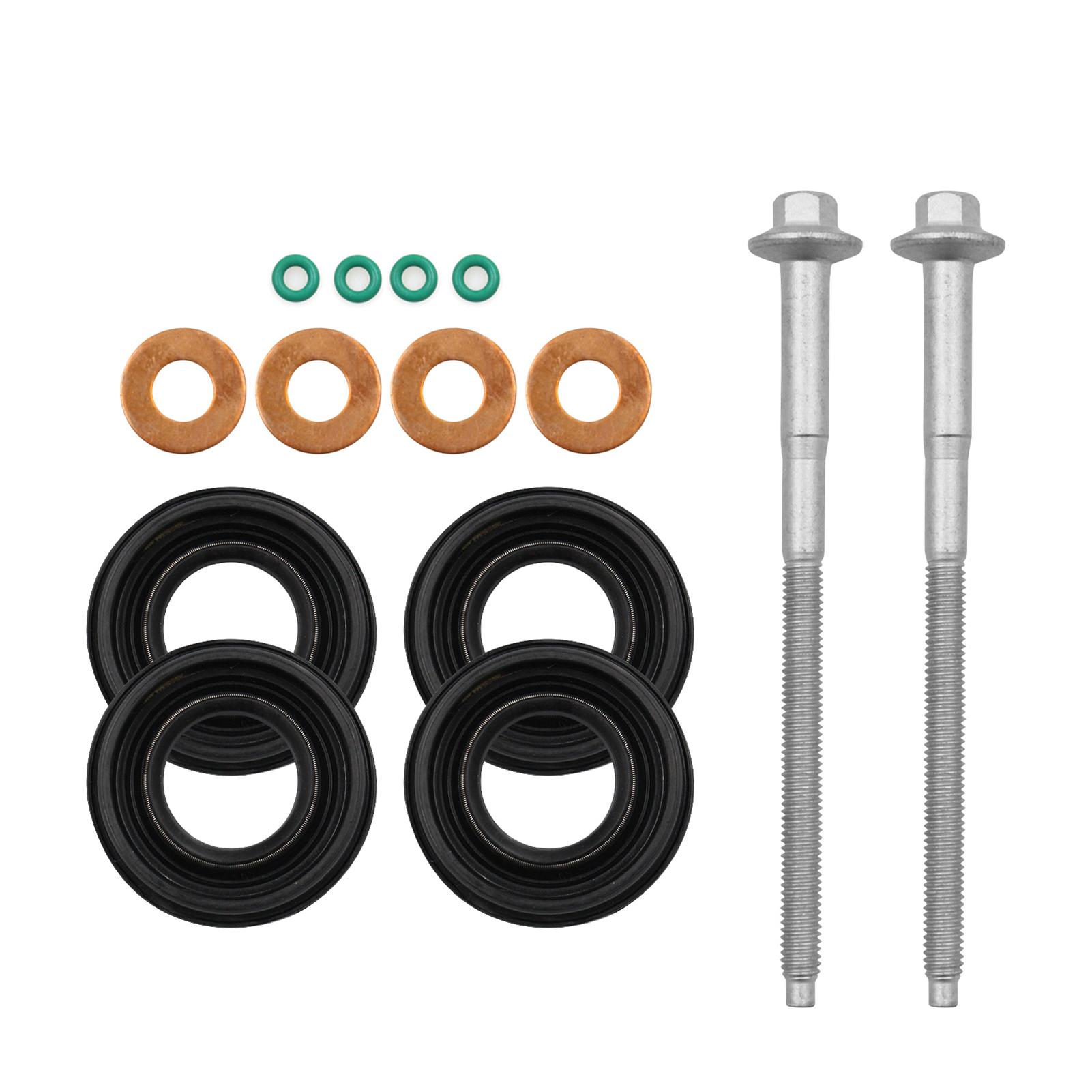 

Injector Seal Kits and Injector Clamp Bolts Replacement for FORD TRANSIT MK7 2.2 TDCi DIESEL VP OEM 1372494 разноцветный