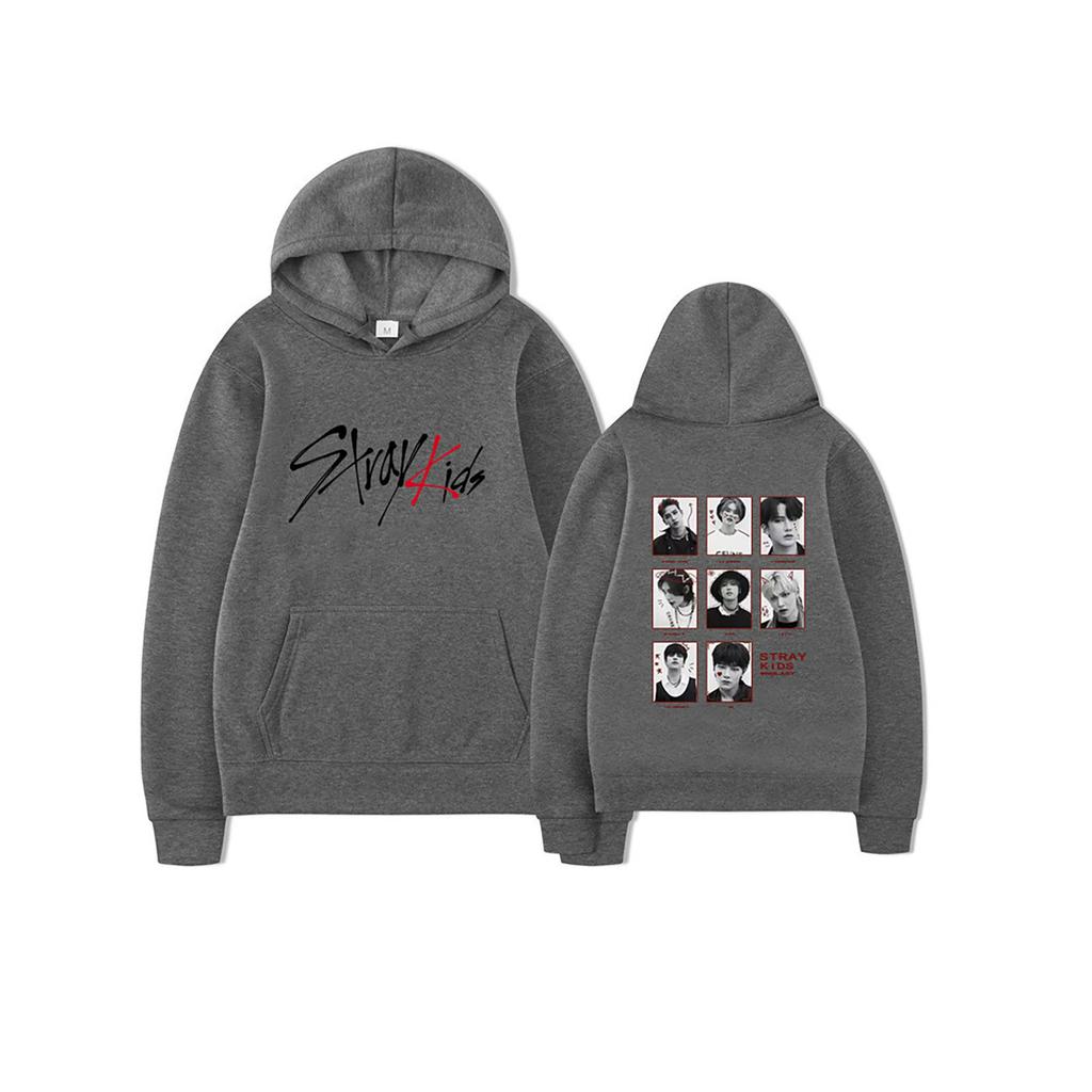 Straykids Men Hoodies Harajuku Sports Men's Sweater Printing Trend Fashion Hooded Sweater Youth Top