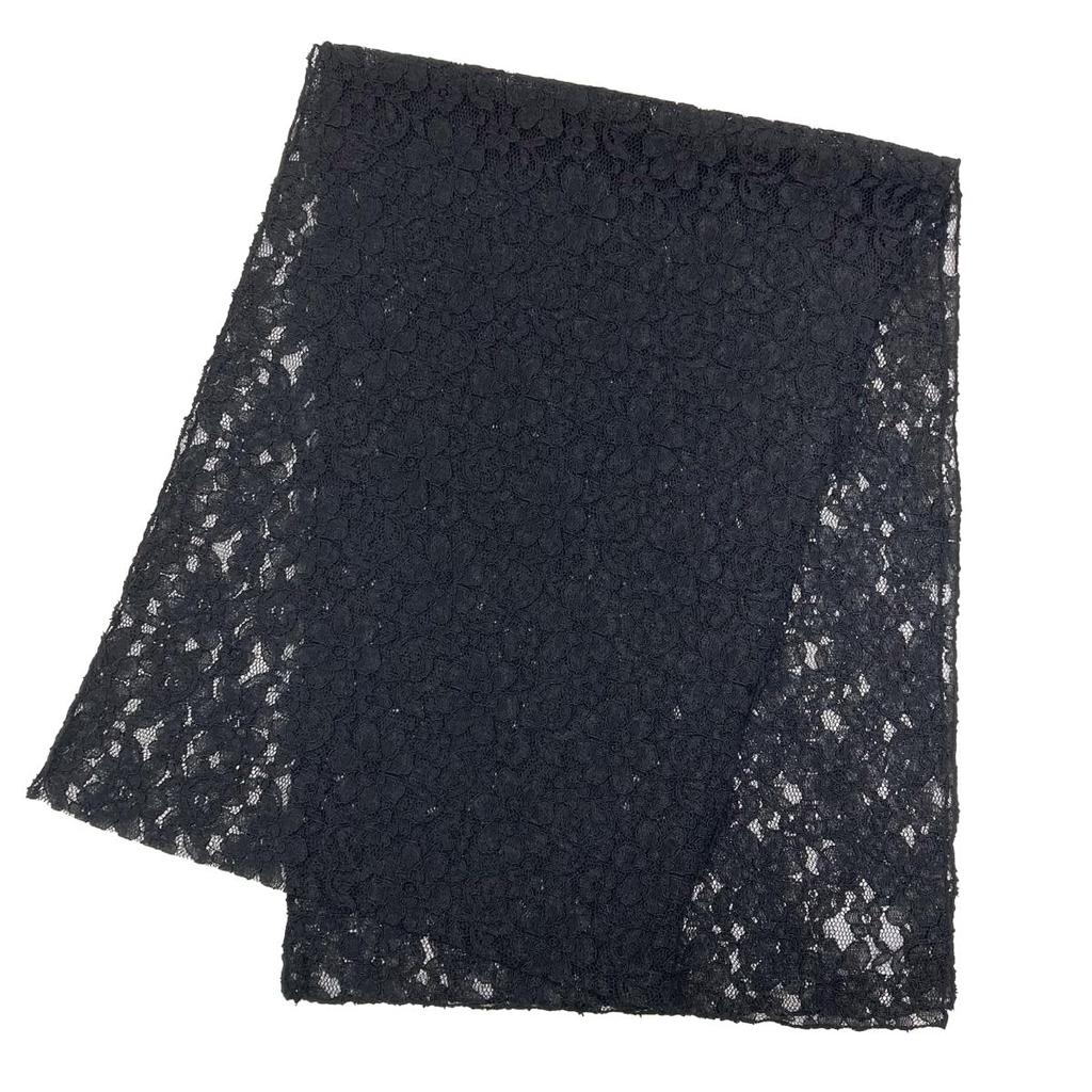 Kyoto Kimono Yuzen Obiage with Lace and Floral Perfect for Solid Color Komon and Ceremonies (Sash) Print, Furisode, Kimono, Kimono, Yukata,