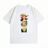 Unisexs Clothing New 100 Cotton Summer TShirt One Piece Unisexs TShirt Monster Trio Print Casual Unisexs TShirt