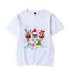 Men T Shirt Luxury Brand Oversized T Shirt Christmas Wine Print T-shirts Short Sleeve Christmas Santa Funny T Shirt Cotton Tops