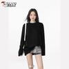 Women's Pure Cotton Long Sleeve Round Neck T-shirt