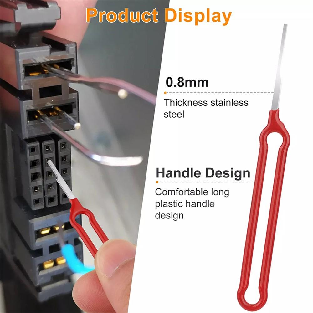 41Pcs Pin Ejector Wire Extractor Connector Puller Car Terminal Removal Tool Kits