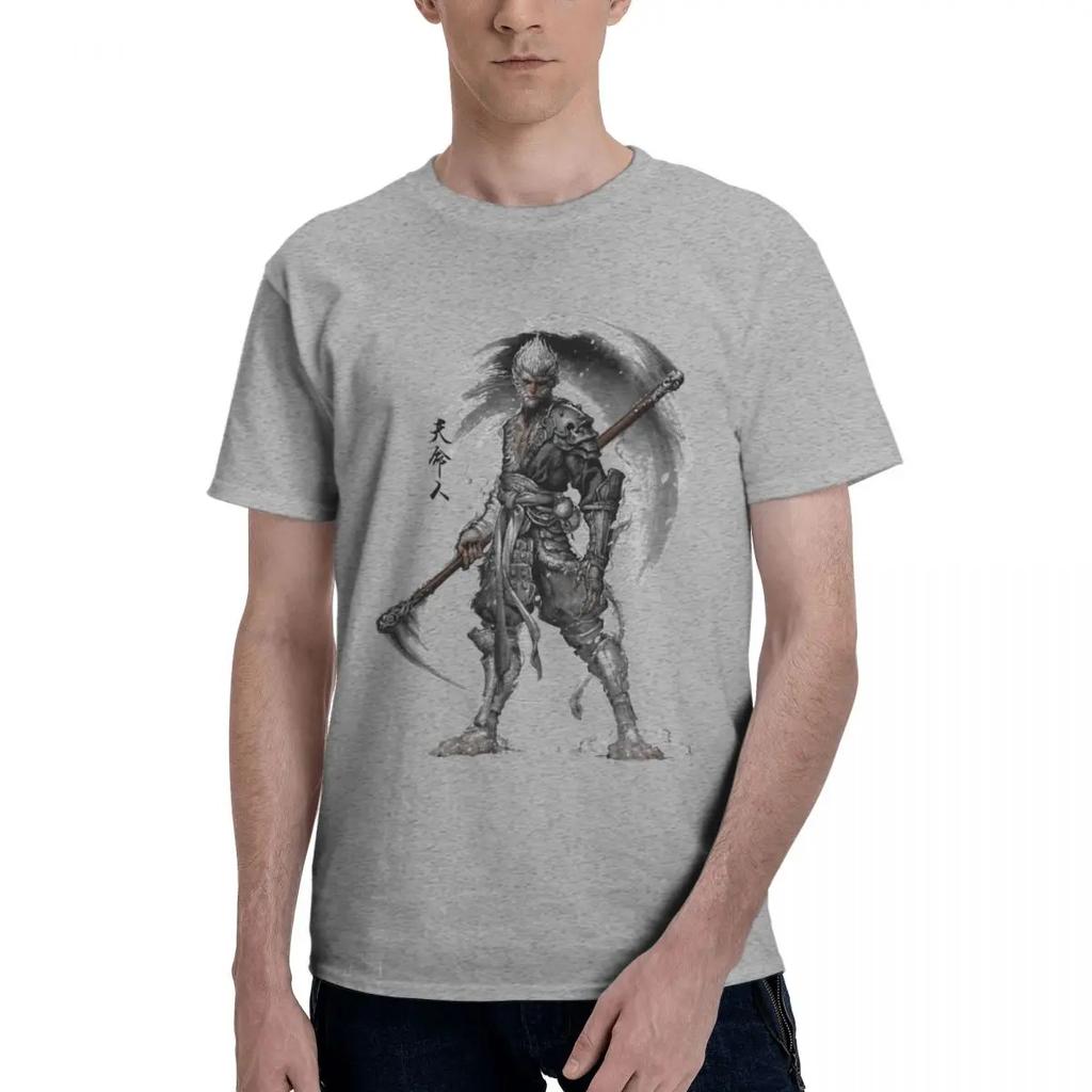 Black Myth Wukong Game T Shirt O-neck Pops Mens Women T Shirt Graphic Y2K Clothes