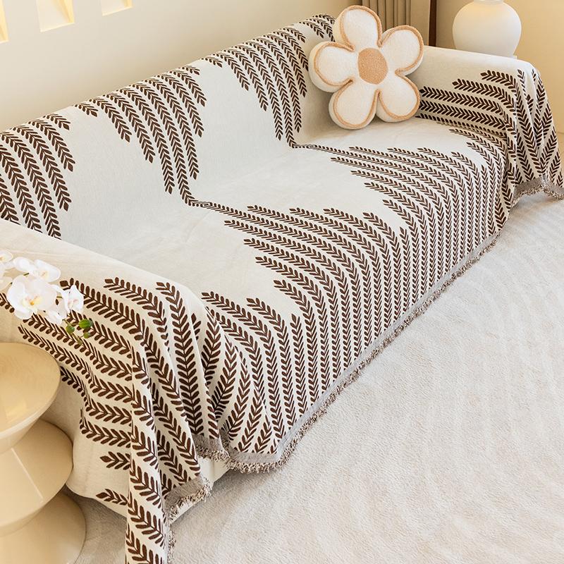 Nordic Simple High-Grade Four Seasons Universal Sofa Cover Chenille Anti-Scratching Sofa Towel Sofa Cover Sofa Cover