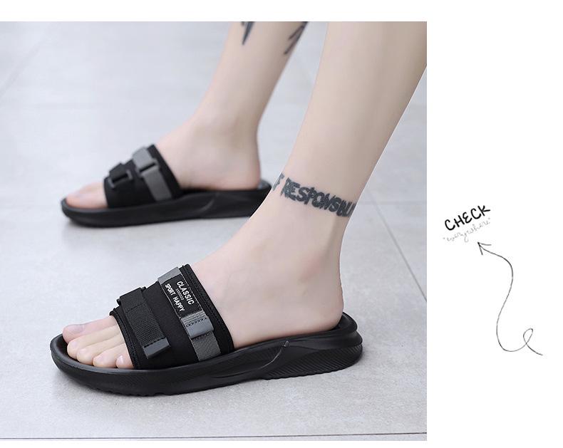 2025 Men's Trendy Soft Bottom Flip-Flops: Summer & Autumn Korean Style Outdoor Slippers