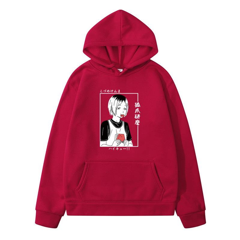 Hip Hop Hooded Men's and Women's Sweater Sports Long Sleeve Printed Loose Hooded Sweater