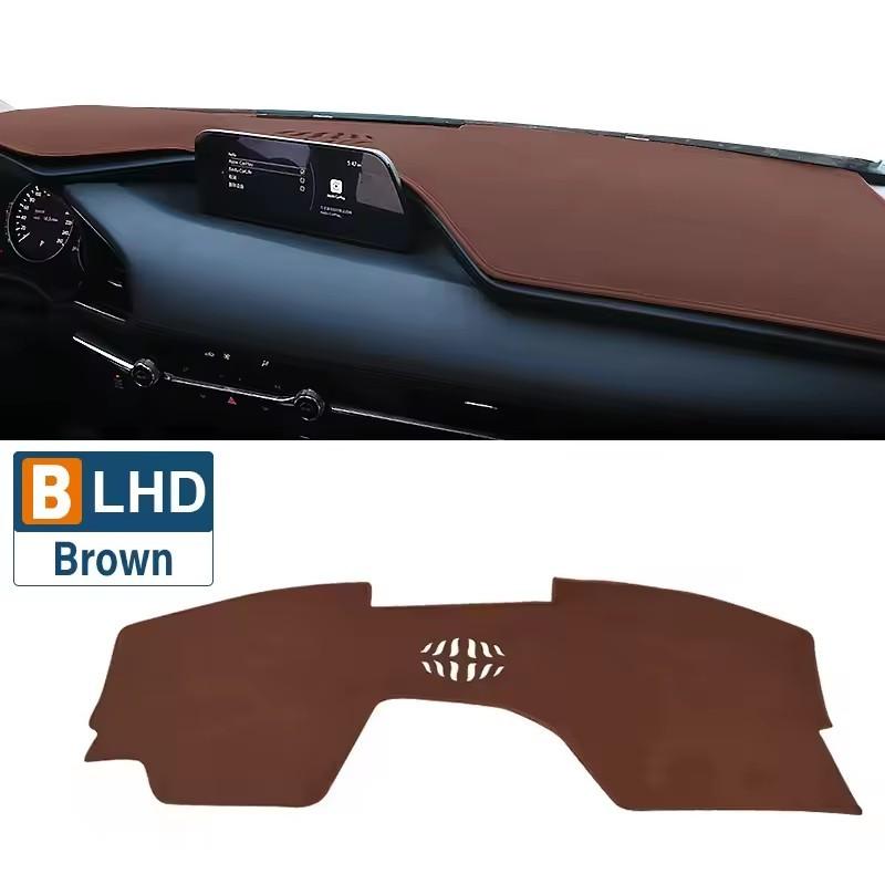 For Mazda 3 BP Axela      2024 Car Dashboard Cover Avoid Light Pad Non-Slip Carpet Inner Styling Accessories