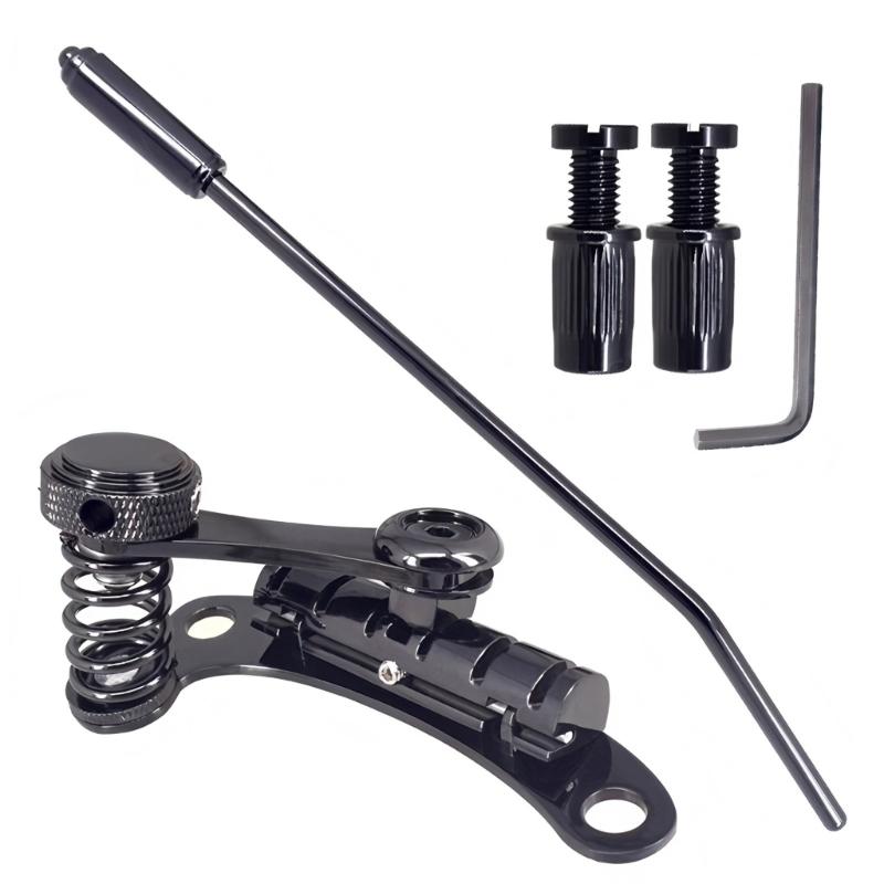 Electric Guitar Bridge Stop Tailpiece Tremolo Bridge Stop Plate Guitar Bridge Pull Plate Electric Guitars Accessory