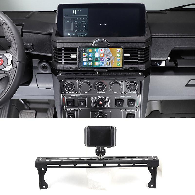 

For INEOS Grenadier 2020-2026 Car Center Control Multifunctional Expansion Mobile Phone Stand Intercom Stand Accessories