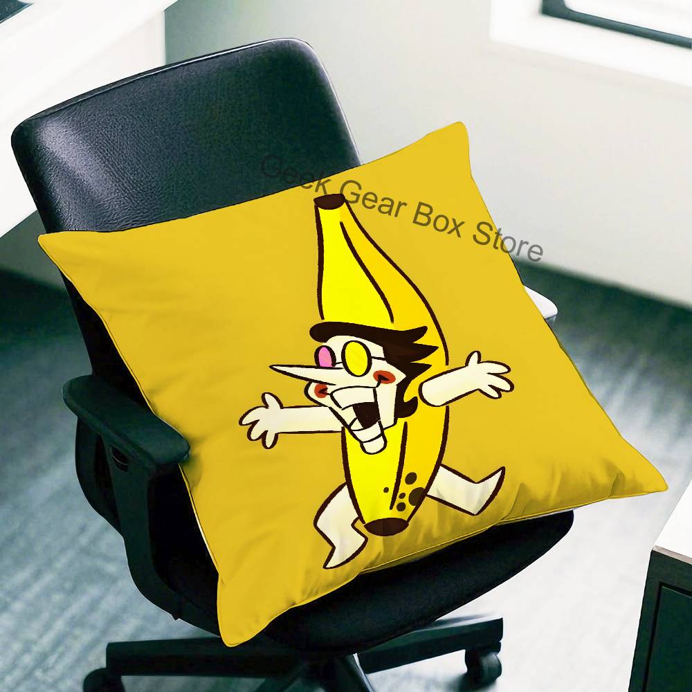 Game D-Deltarune Spamton Anime Celebrity Merchandise All-Match Printed Pillow Case Sofa Car Office Room Decoration Protector