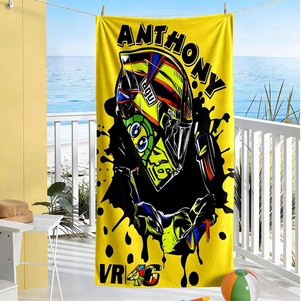 Motogp cozy beach towel Durable Oversized, foldable, portable, travel beach towel Fashion Lovers Wedding Party Gift