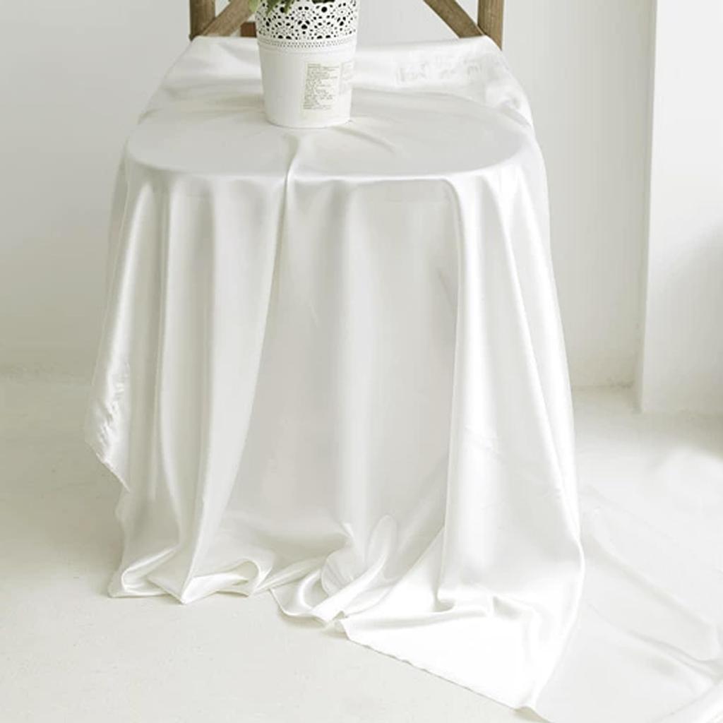 DERAYEE Silk Style Satin Woven Approximately 142cm x 200cm Soft to the 7 Colors to Choose Gift Fabric, Fabric, Shine, Cut, Touch, from, Handmade, DIY,