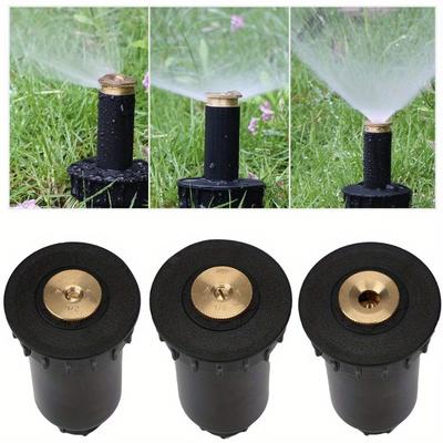1 Unidad Aspersores Automáticos Emergentes 90/180/360 Grados Herramienta de Riego por Irrigación Boquilla de Rociado de Jardín Cabezal de Aspersor para Riego de Césped