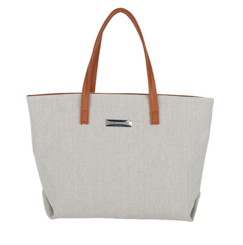 Stylish Canvas Tote Bag For Women Trendy And Casual Large Capacity Handbag