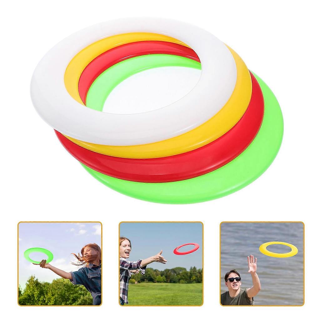 Plastic Flying Disc Toys Hollow Shape for 16Pcs Family Use